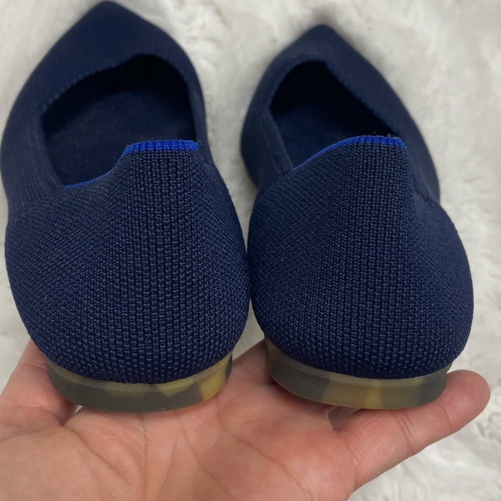 Rothy's Navy Pointed Flats - Picture 5 of 6